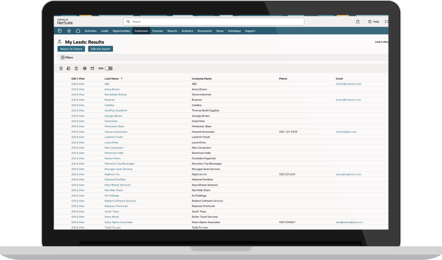 Landing Pages and Forms screenshot