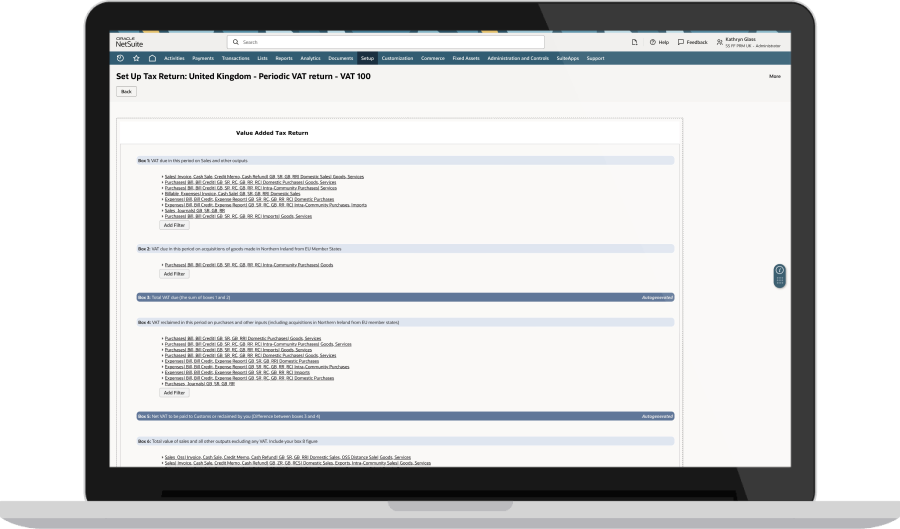 NetSuite dashboard showing payment files list